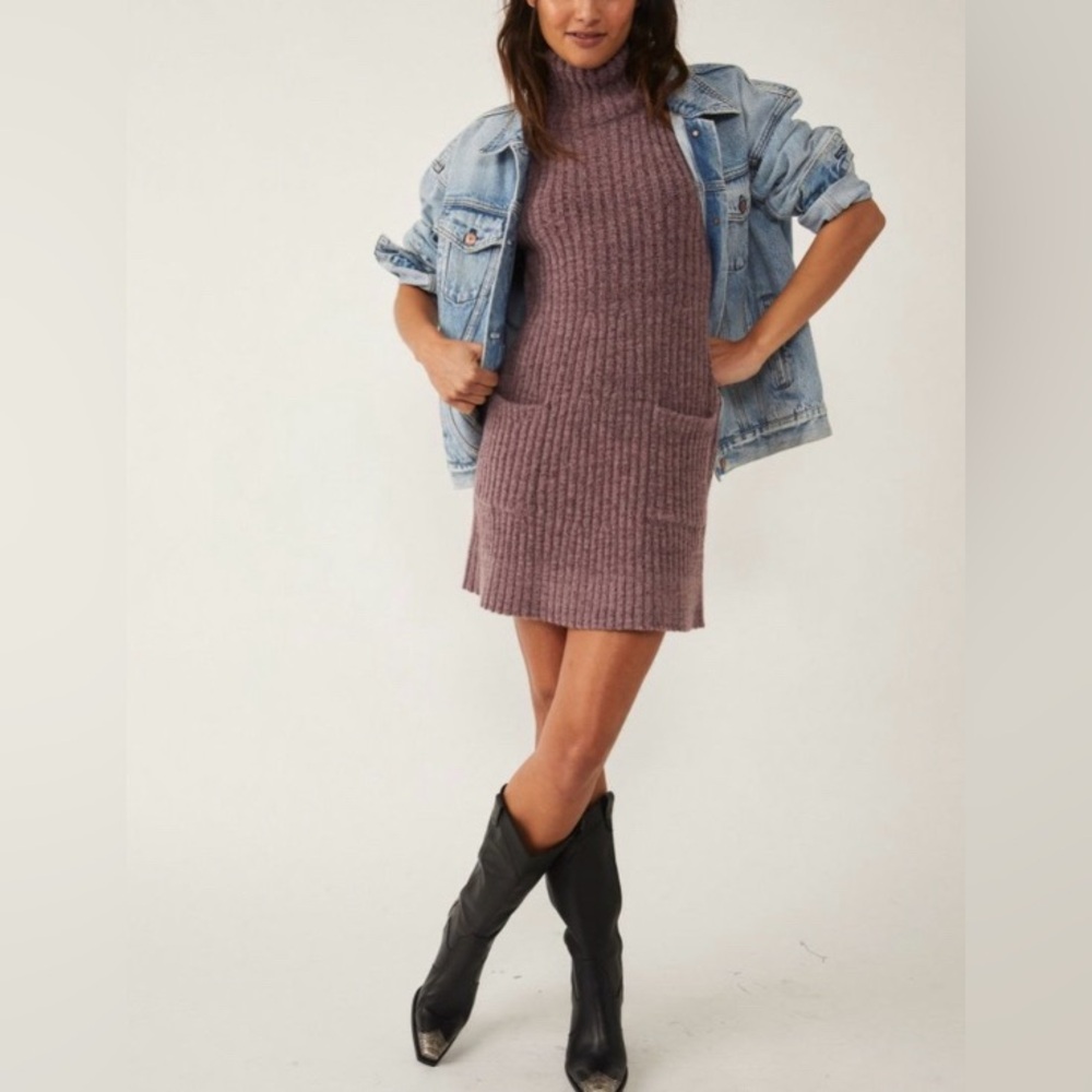 NWT Free People Claude Mini Knit Dress Size M